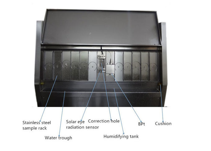 Intelligente de Testmateriaal van de Toegangsbescherming UV het Verouderen Roestvrij staalkamer RT+10℃~70℃ 0