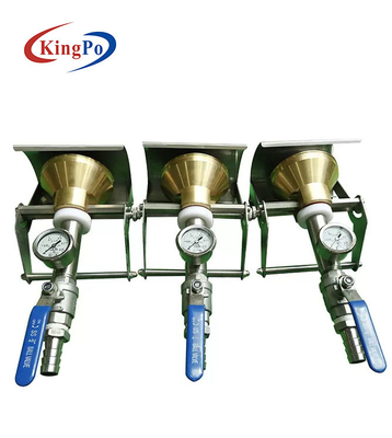 IEC60529 IPX3 IPX4 Handheld Brass Spray Nozzle Tester